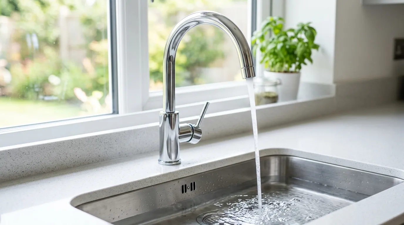 Local Plumbing Master Pros same day plumber fixing a faucet in Sunset, TX